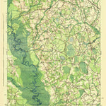 United States Geological Survey Peeples, SC-GA (1943, 62500-Scale) digital map