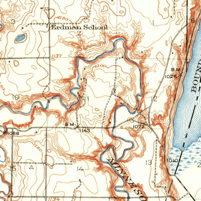 United States Geological Survey Peever, MN-SD (1916, 62500-Scale) digital map