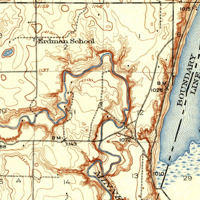 United States Geological Survey Peever, MN-SD (1918, 62500-Scale) digital map