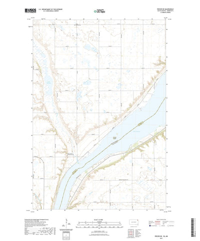 United States Geological Survey Peever NE, SD (2021, 24000-Scale) digital map