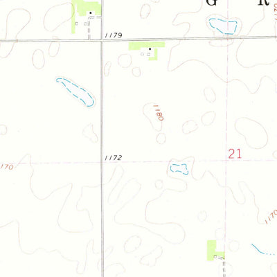 United States Geological Survey Peever NW, SD (1971, 24000-Scale) digital map