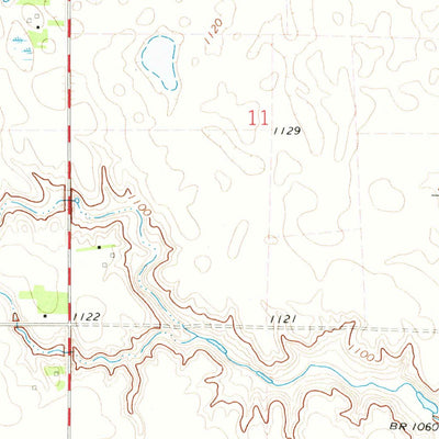 United States Geological Survey Peever NW, SD (1971, 24000-Scale) digital map