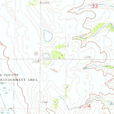 United States Geological Survey Peever, SD (1971, 24000-Scale) digital map