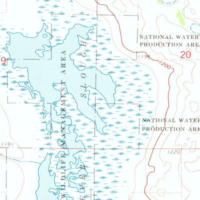 United States Geological Survey Peever, SD (1971, 24000-Scale) digital map