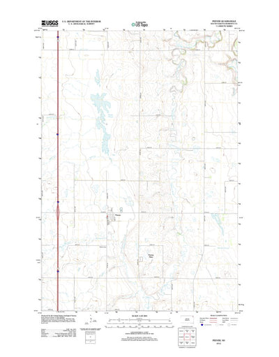 United States Geological Survey Peever, SD (2012, 24000-Scale) digital map
