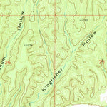 United States Geological Survey Peggs, OK (1972, 24000-Scale) digital map