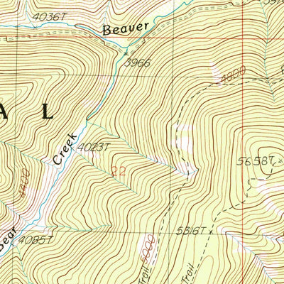 United States Geological Survey Peggy Peak, ID (1988, 24000-Scale) digital map
