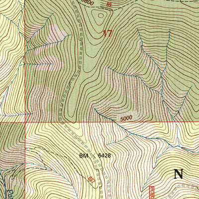 United States Geological Survey Peggy Peak, ID (1995, 24000-Scale) digital map