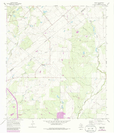United States Geological Survey Peggy, TX (1965, 24000-Scale) digital map