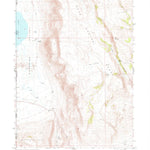 United States Geological Survey Pegleg Canyon, NV-CA (1980, 24000-Scale) digital map