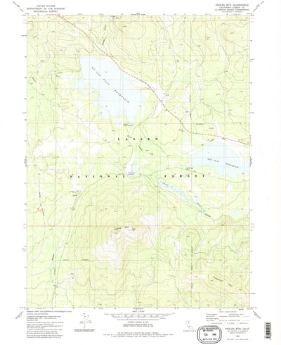 United States Geological Survey Pegleg Mountain, CA (1980, 24000-Scale) digital map