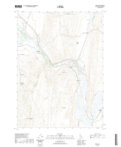 United States Geological Survey Pegram, ID (2020, 24000-Scale) digital map
