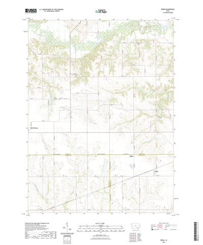 United States Geological Survey Pekin, IA (2022, 24000-Scale) digital map