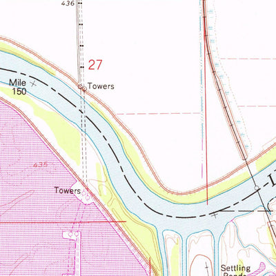 United States Geological Survey Pekin, IL (1960, 24000-Scale) digital map