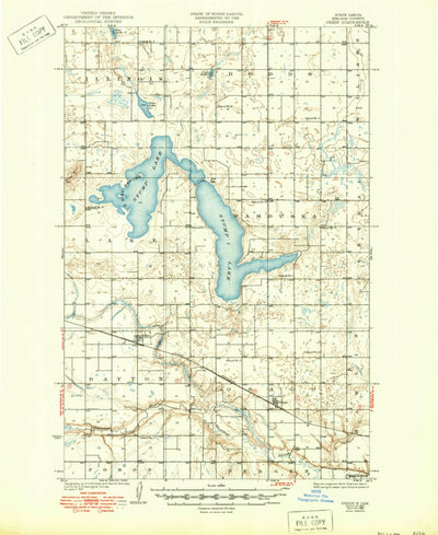 United States Geological Survey Pekin, ND (1930, 62500-Scale) digital map