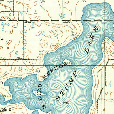 United States Geological Survey Pekin, ND (1930, 62500-Scale) digital map