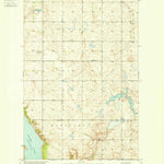 United States Geological Survey Pekin NE, ND (1951, 24000-Scale) digital map