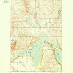 United States Geological Survey Pekin NW, ND (1951, 24000-Scale) digital map