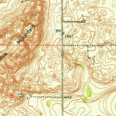 United States Geological Survey Pekin NW, ND (1951, 24000-Scale) digital map