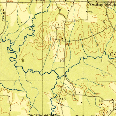 United States Geological Survey Pelahatchie, MS (1924, 62500-Scale) digital map