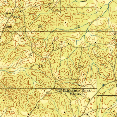United States Geological Survey Pelahatchie, MS (1924, 62500-Scale) digital map