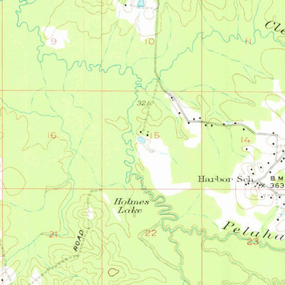 United States Geological Survey Pelahatchie, MS (1950, 62500-Scale) digital map