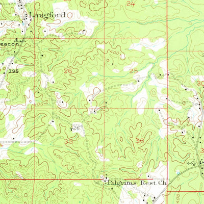 United States Geological Survey Pelahatchie, MS (1950, 62500-Scale) digital map