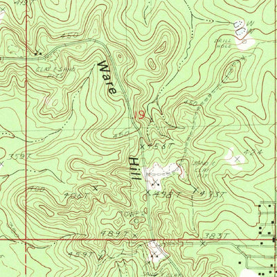 United States Geological Survey Pelahatchie, MS (1982, 24000-Scale) digital map
