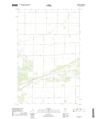 United States Geological Survey Pelan NE, MN (2019, 24000-Scale) digital map