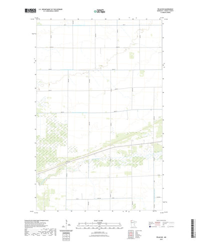 United States Geological Survey Pelan NE, MN (2022, 24000-Scale) digital map