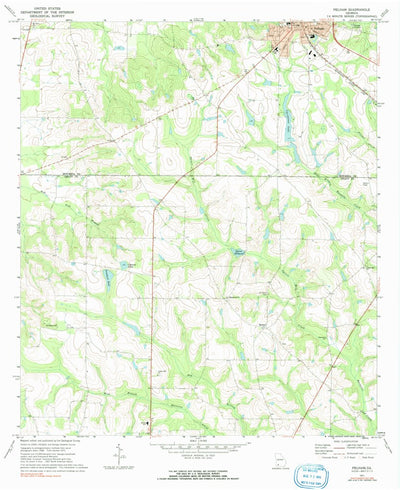 United States Geological Survey Pelham, GA (1971, 24000-Scale) digital map