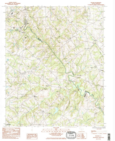 United States Geological Survey Pelham, SC (1983, 24000-Scale) digital map