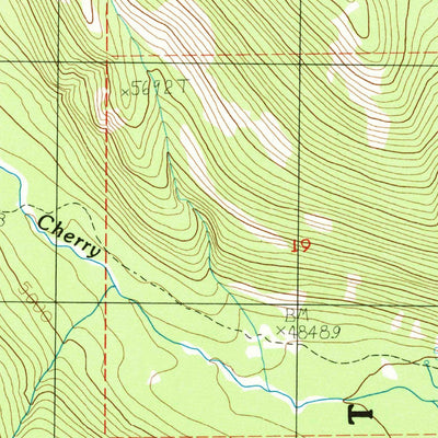 United States Geological Survey Pelican Butte, OR (1985, 24000-Scale) digital map