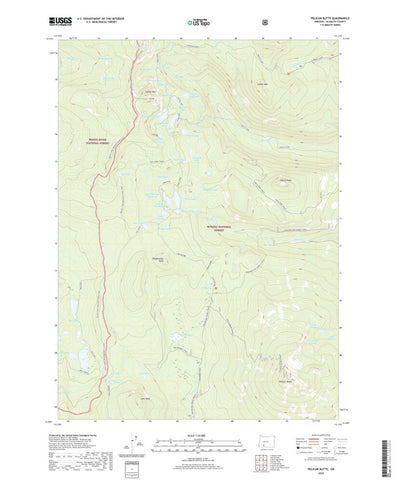 United States Geological Survey Pelican Butte, OR (2020, 24000-Scale) digital map