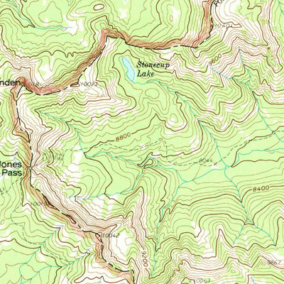 United States Geological Survey Pelican Cone, WY (1959, 62500-Scale) digital map
