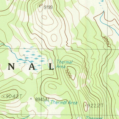 United States Geological Survey Pelican Cone, WY (1989, 24000-Scale) digital map