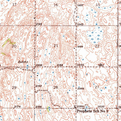 United States Geological Survey Pelican Lake, ND (1945, 62500-Scale) digital map