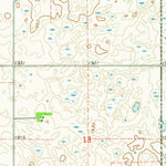 United States Geological Survey Pelican Lake, ND (1961, 24000-Scale) digital map