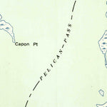 United States Geological Survey Pelican Pass, LA (1954, 31680-Scale) digital map
