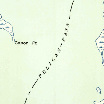 United States Geological Survey Pelican Pass, LA (1954, 31680-Scale) digital map