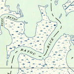 United States Geological Survey Pelican Pass, LA (1954, 31680-Scale) digital map