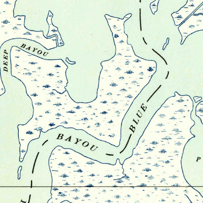 United States Geological Survey Pelican Pass, LA (1954, 31680-Scale) digital map