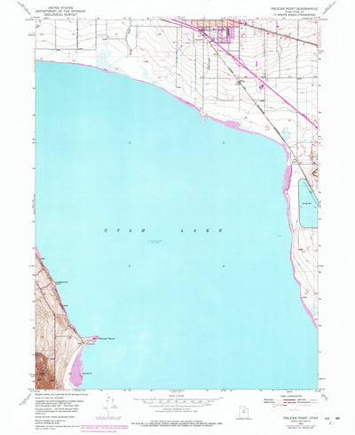 United States Geological Survey Pelican Point, UT (1950, 24000-Scale) digital map