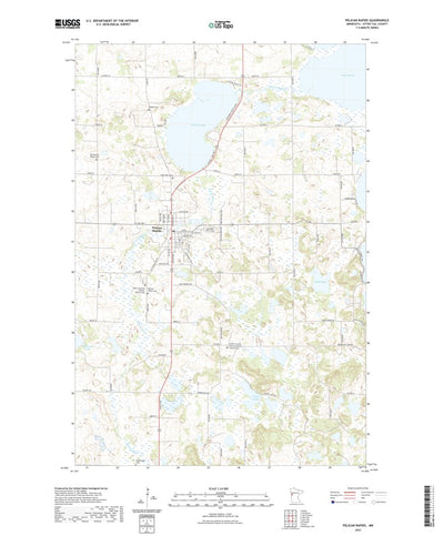 United States Geological Survey Pelican Rapids, MN (2022, 24000-Scale) digital map