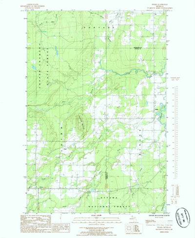 United States Geological Survey Pelkie, MI (1985, 24000-Scale) digital map