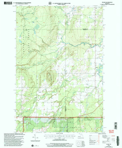 United States Geological Survey Pelkie, MI (1999, 24000-Scale) digital map