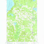 United States Geological Survey Pellston, MI (1958, 62500-Scale) digital map