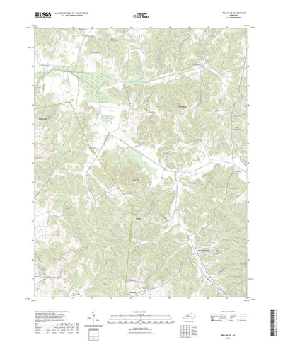 United States Geological Survey Pellville, KY (2022, 24000-Scale) digital map