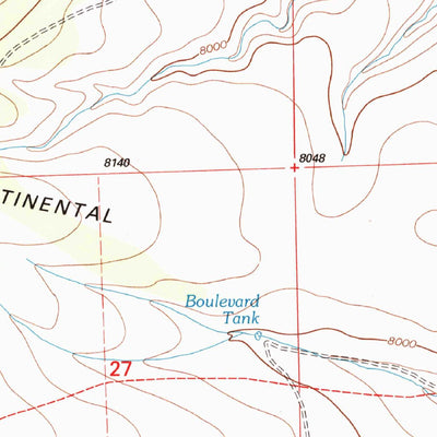 United States Geological Survey Pelona Mountain, NM (1999, 24000-Scale) digital map