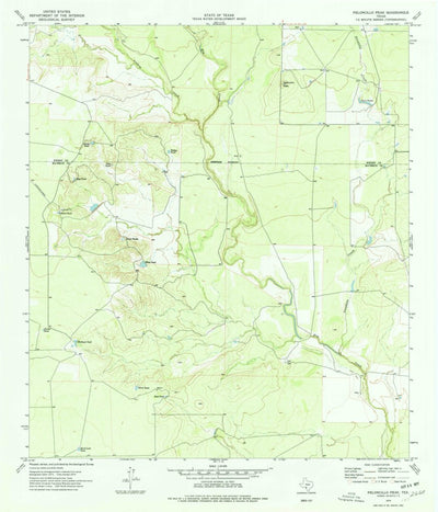 United States Geological Survey Peloncillo Peak, TX (1974, 24000-Scale) digital map